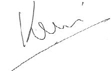 Kevin Bentley signature