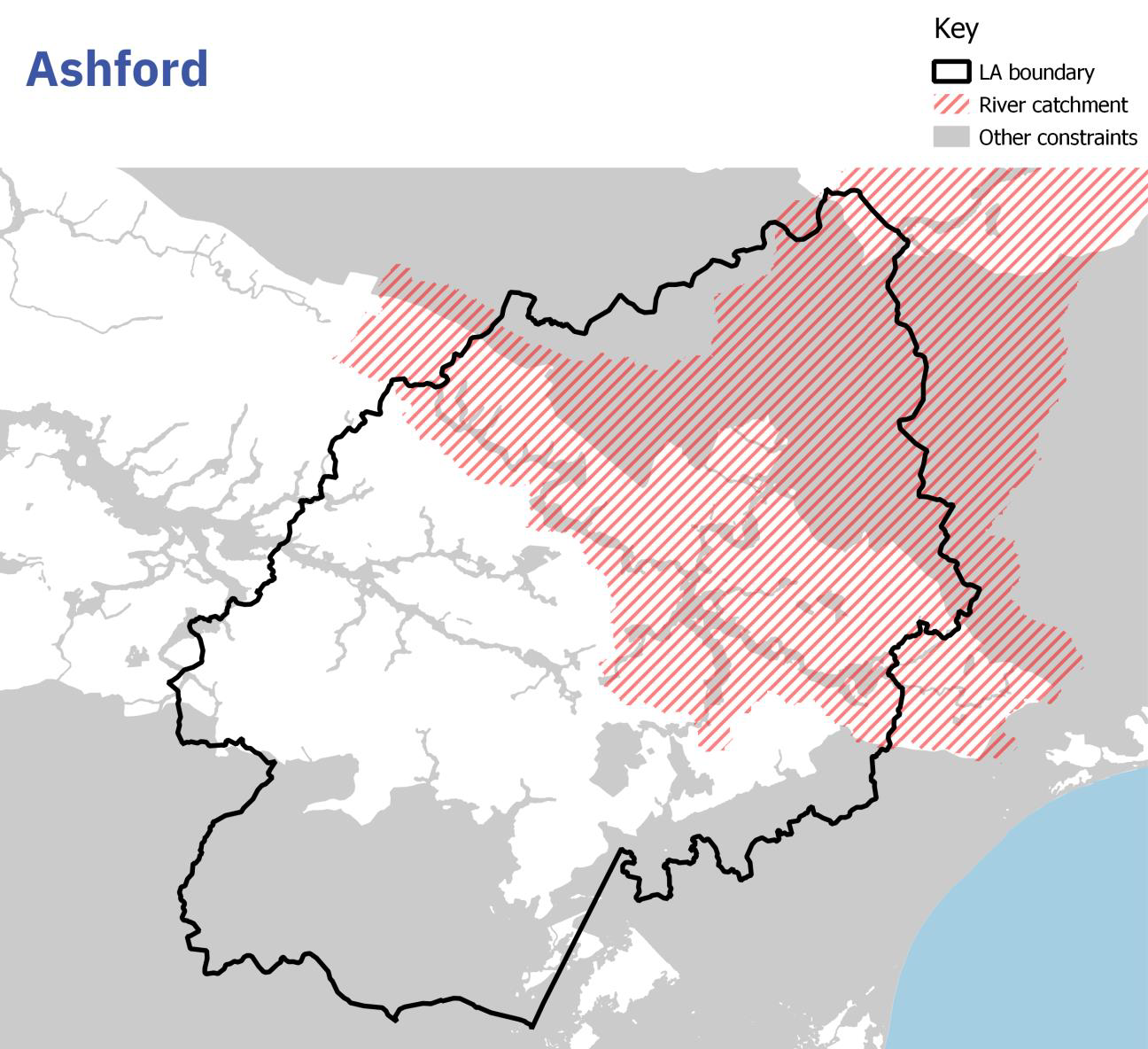Land cover map: Ashford