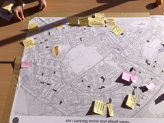 Mapping exercise at the community engagement event