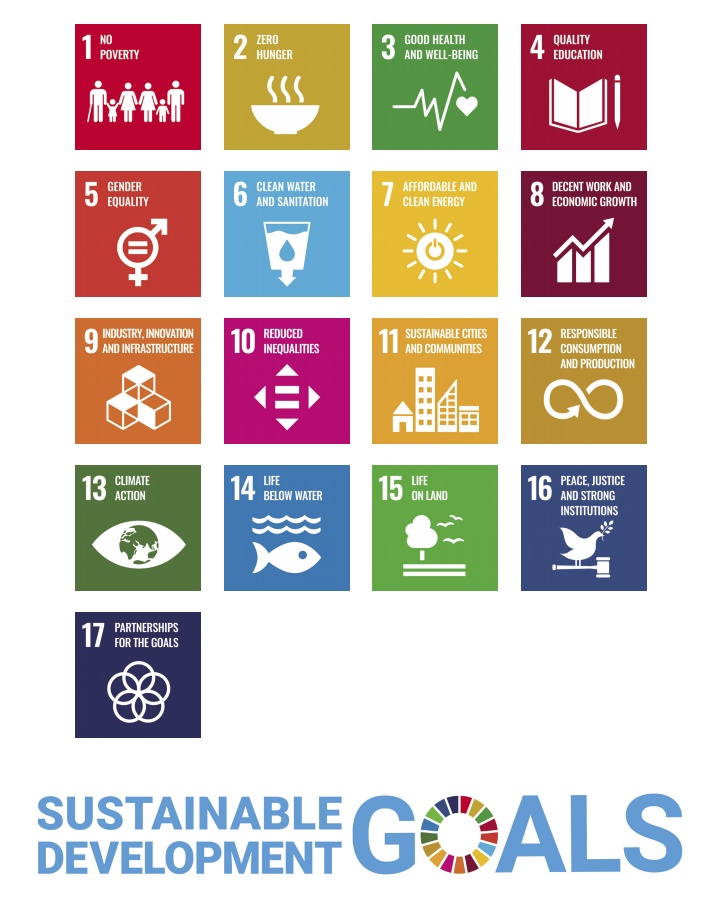 Picture illustrating UN's 17 sustainable development goals