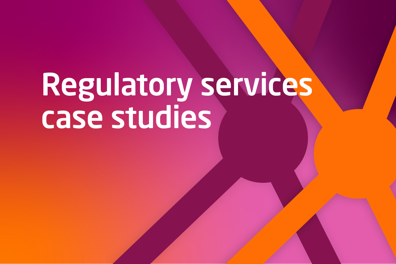 Regulatory services case studies feature image