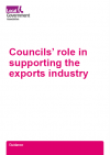 Councils' role in supporting the exports industry front cover