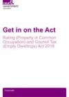 Get in on the Act: Rating (Property in Common Occupation) and Council Tax (Empty Dwellings) Act 2018 COVER