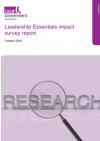 Evaluation of sector-led improvement: Leadership Essentials impact survey  - thumb 