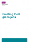 Creating local green jobs report