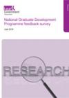 National Graduate Development Programme feedback survey 2019 COVER