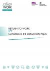 Return to work - ICT - Candidate Information Pack front cover