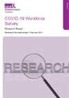 cover of LGA Research Report - COVID-19 Workforce Survey - 5 February 2021
