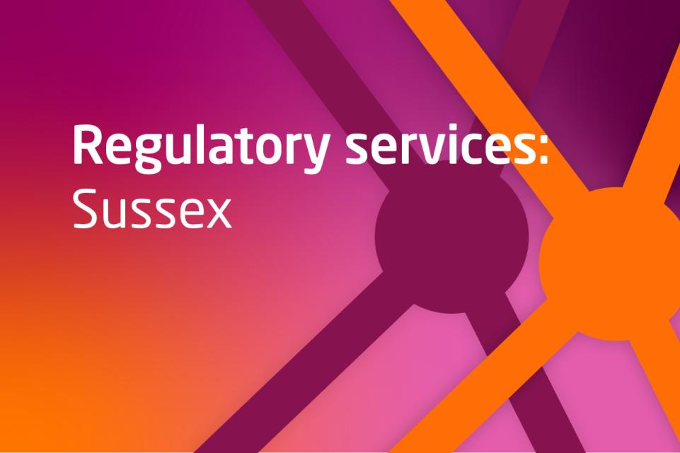 Regulatory services: sussex
