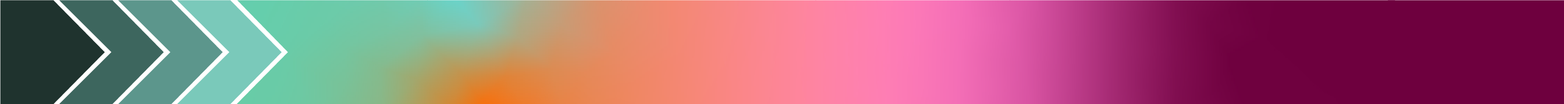 Decorative, multi coloured banner