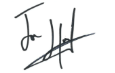 Councillor Joe Harris signature