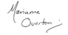 Councillor Marianne Overton signature