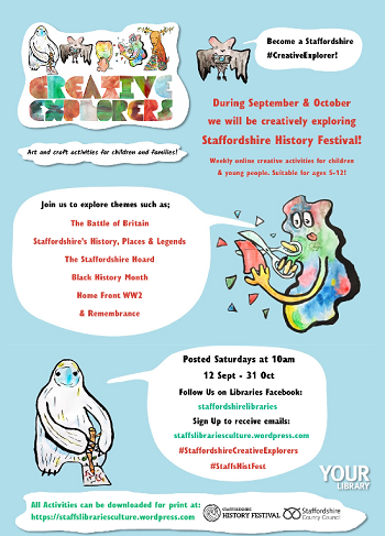 Creative explorers promotional poster