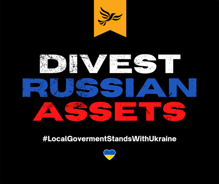 Divest Russian Assets #LocalGovernmentStandsWithUkraine