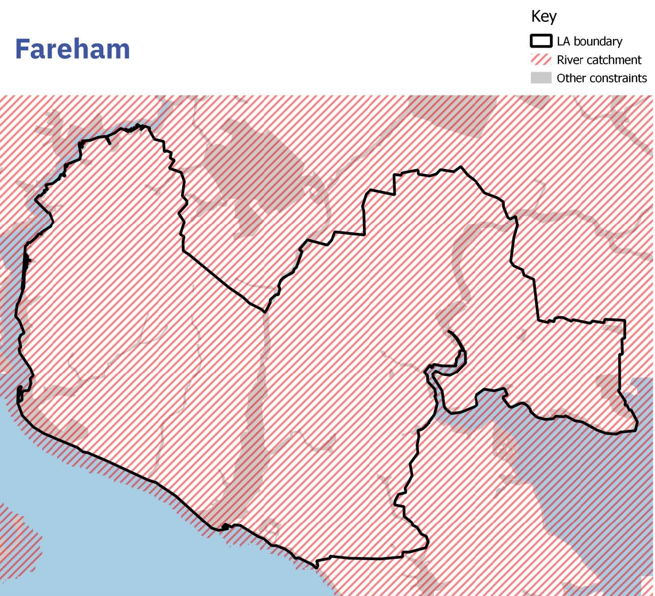 Land cover map: Fareham