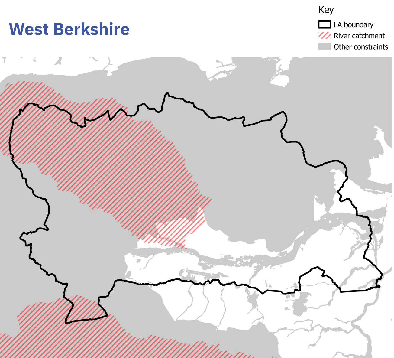 Land cover map: West Berkshire
