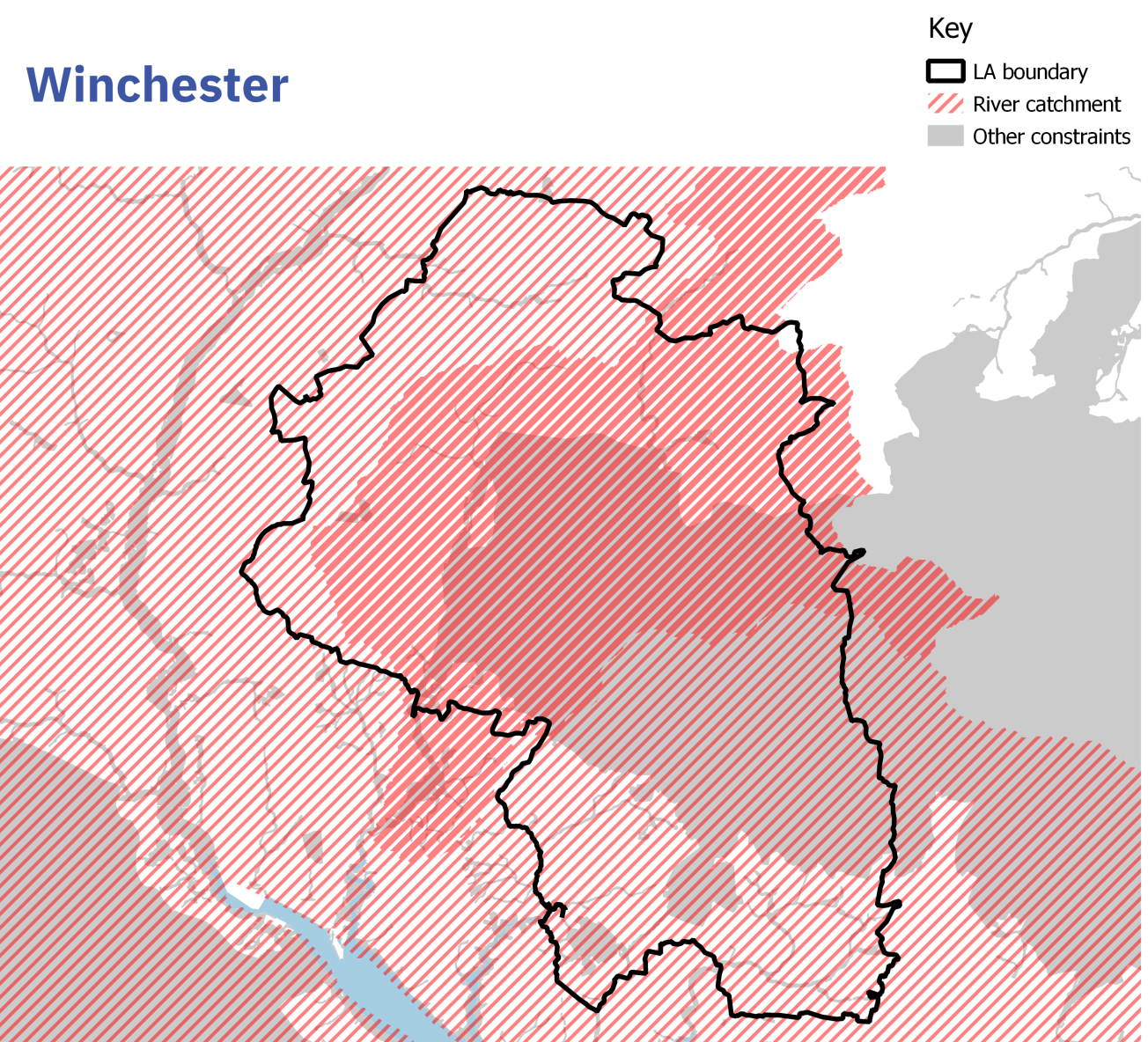 Land cover map: Winchester