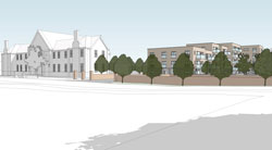 Artist graphic of Victoria road empty space 
