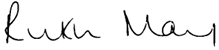 Ruth May's signature
