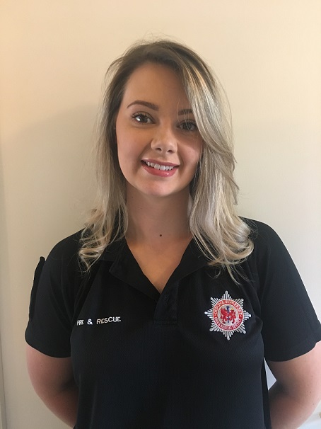 Shannan Cutting firefighter