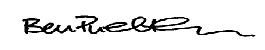Ben Priestley's signature