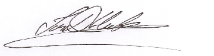 Cllr Ian Hudspeth's signature