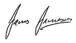 James Jamieson signature