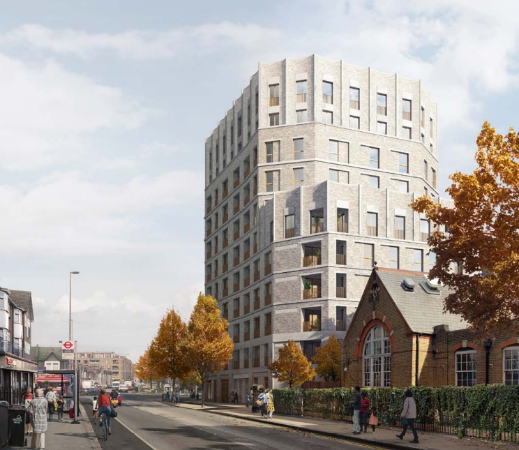 An Architects impression of the Families and Homes Hub on Wood Street.