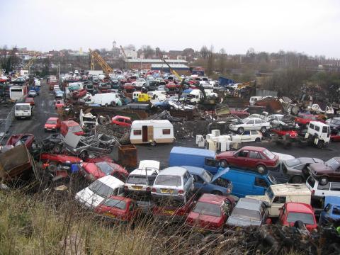 Scrapyard on original site