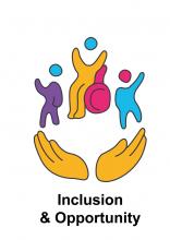 Inclusion and opportunity logo - Harrow