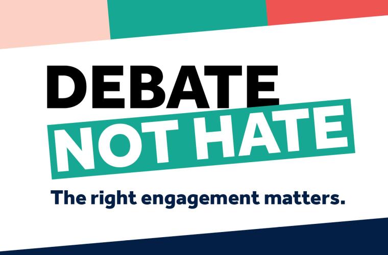 Debate not hate - the right engagement matters. 