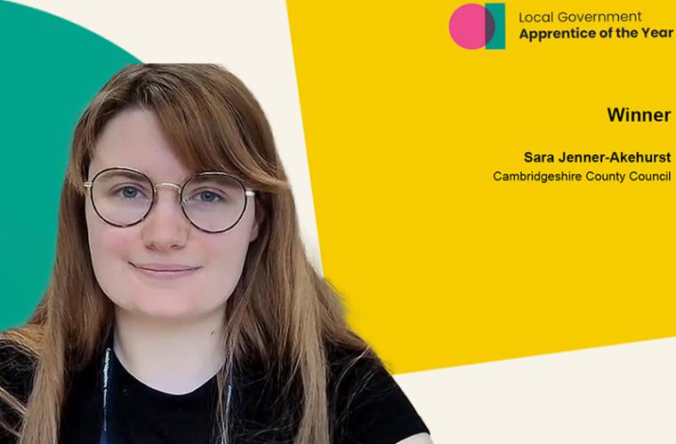 Sarah Jenner- Akerhurst winner of the apprenticeship of the year portrait