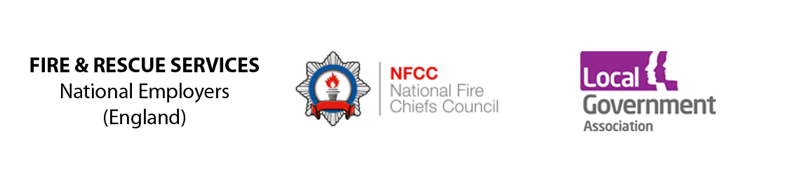 NFCC, Fire and rescue services and LGA logos