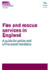 Fire and rescue services in England: a guide for police and crime panel members COVER