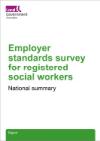 National summary report of the employer standards survey for registered social workers 2024 cover
