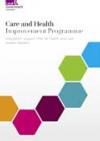  NAME	OPERATIONS Care and Health Improvement Programme integration support offer for health and care system leaders COVER
