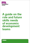 Green bold text reads A guide on the role and future skills needs of economic development teams