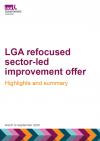 LGA Refocused Sector-Led Improvement Offer: Highlights and Summary (March-September 2020) COVER image