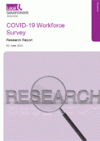 Publication cover - COVID-19 workforce survey report - 2 June 2020