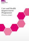 Care and Health Improvement Programme Efficiency project COVER