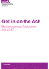 Homelessness Reduction Act (Get in on the Act) COVER