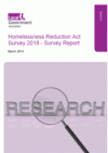 Homelessness Reduction Act Survey 2018 - survey report COVER
