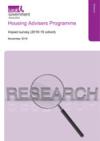 Housing Adviser Programme impact survey 2018-19 cohort COVER
