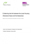 Local Housing Allowance freeze and homelessness report