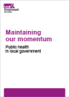Maintaining our momentum: public health in local government 