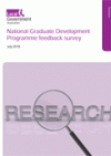 National Graduate Development Programme feedback survey: July 2018