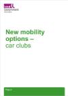 New mobility options - car clubs front cover