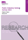 Public Statutory Notices Survey 2023 cover thumbnail