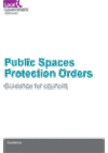 Public Spaces Protection Orders: Guidance for councils COVER