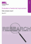 Evaluation of sector-led improvement data analysis report COVER
